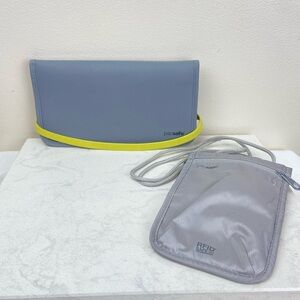 Pacsafe Rfid Ticket Wallet - Cool Steel and Passport Necklace Holder Travel
